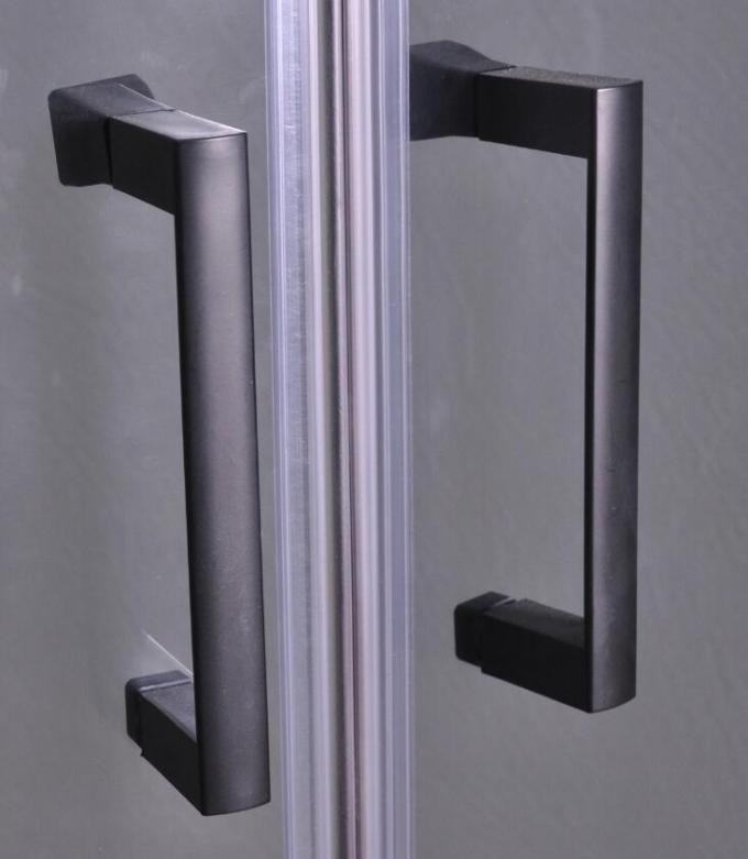 Modern Fully Enclosed Showers Units Matt Black Profiles CE SGS