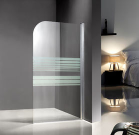 حمام های دوش شیشه ای 1400x800mm با Serigraphy نقاشی شده
