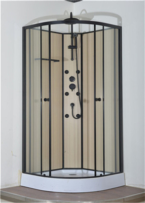 کابین دوش با سینی اکریلیک سفید 850*850*2250 سانتی متر آلومینیوم سفید