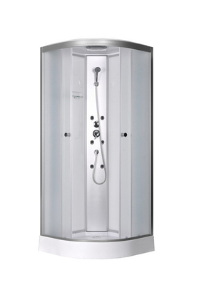 کابین دوش حمام سینی ABS اکریلیک سفید 900*900*215mm